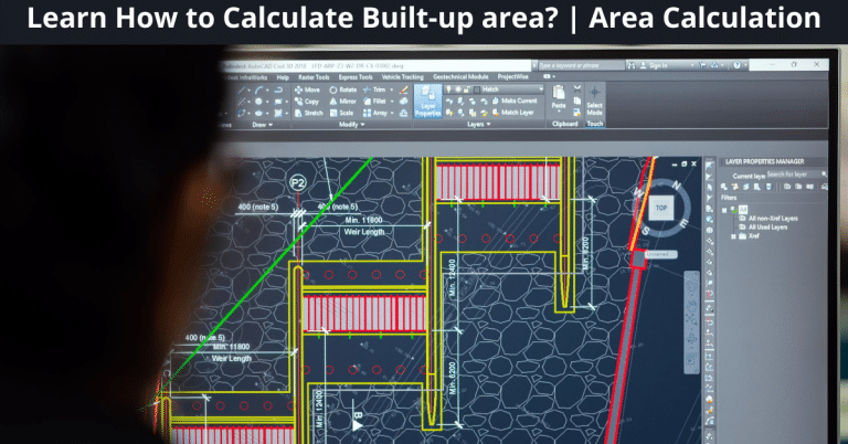 How to Calculate Built-up area? | Area Calculation