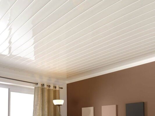 Polyvinyl chloride false ceiling (PVC):