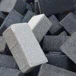 A picture of concrete building blocks