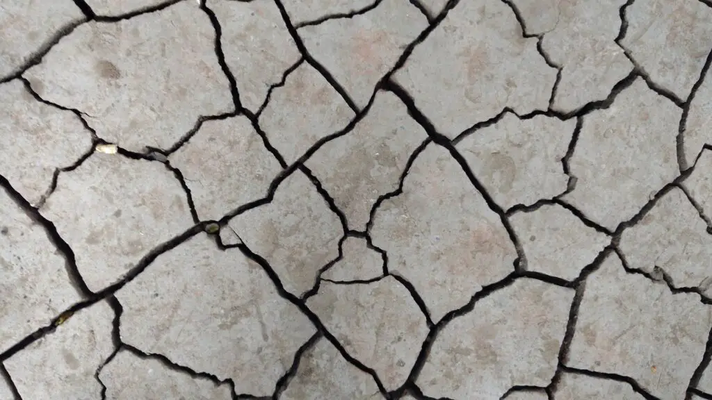 Earth cracked due to earthquakes